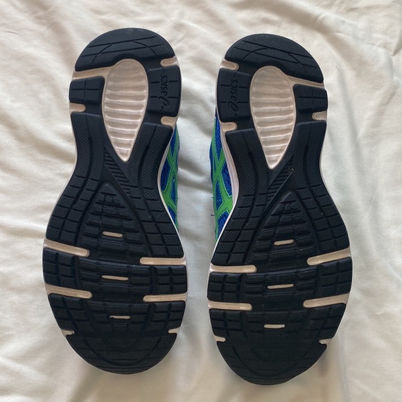 Asics Size 7 Blue Tennis Shoes - Picture 10 of 10